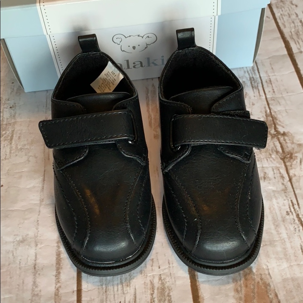 Toddler Size 6 Koala Kids Black Dress Shoes